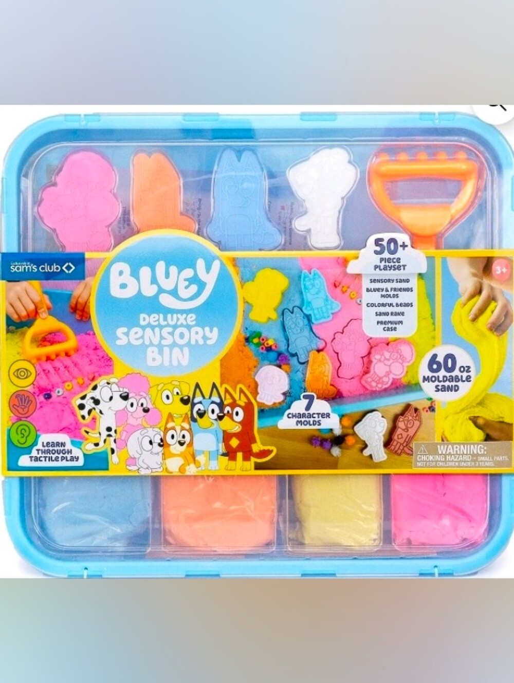 Bluey Friendship Sensory Bin Activity Play Set Ages 3+ 2025